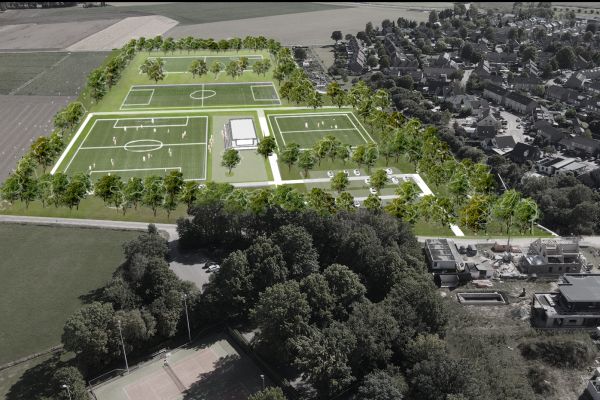 Verplaatsing voetbalvelden Achates stap dichterbij