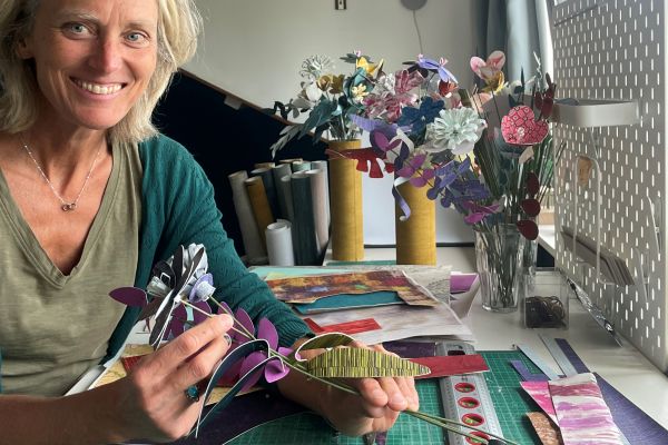 Papier met een persoonlijk verhaal