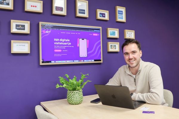 De digitale visitekaartjes van Mike veroveren Nederland