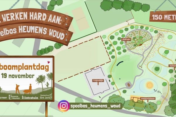 Van oude schaatsbaan naar speelbos vol leven