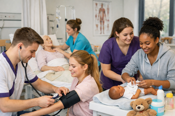 Studenten van de HAN midden in Malden