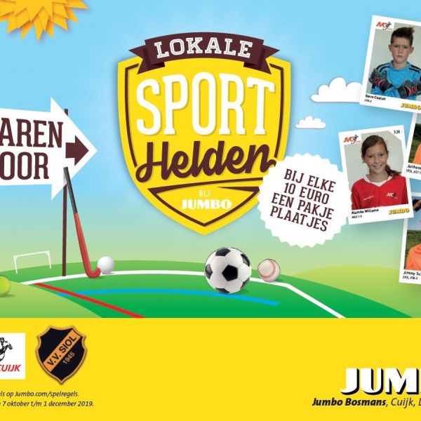 Voetbalplaatjes actie bij Jumbo Bosmans