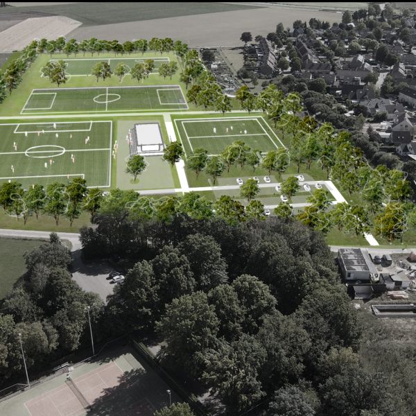 Verplaatsing voetbalvelden Achates stap dichterbij