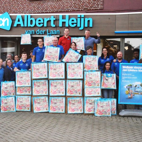 Albert Heijn van der Laan 35 jaar in Gennep