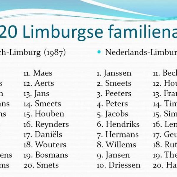 Onze namen