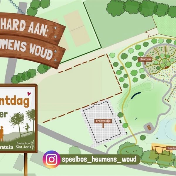 Van oude schaatsbaan naar speelbos vol leven