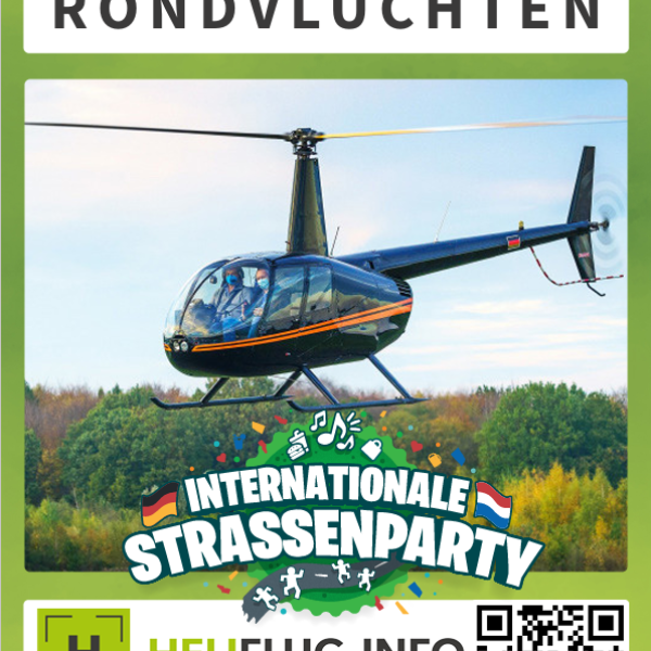 Oldtimerplein en helikoptervlucht op Internationale Strassenparty