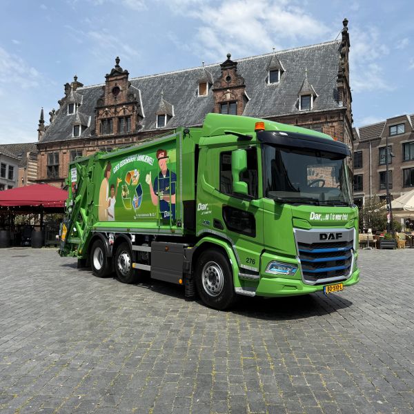 Eerste volledig elektrische inzamelwagen van Dar