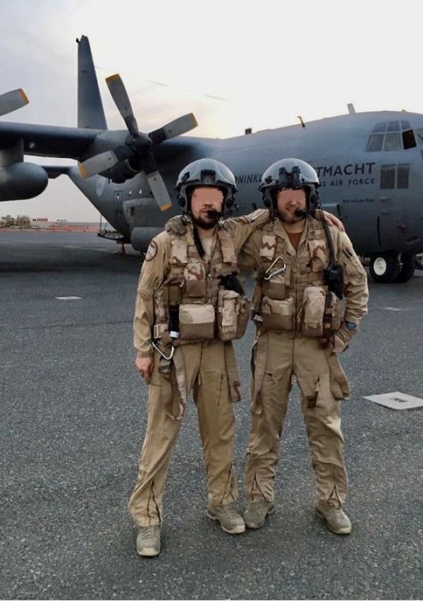 Jesse werkt bij de luchtmacht: