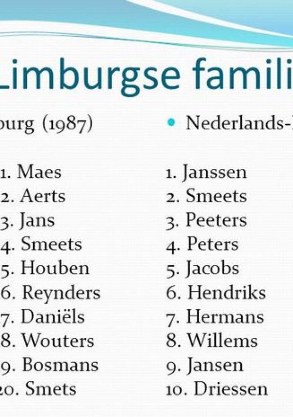 Onze namen