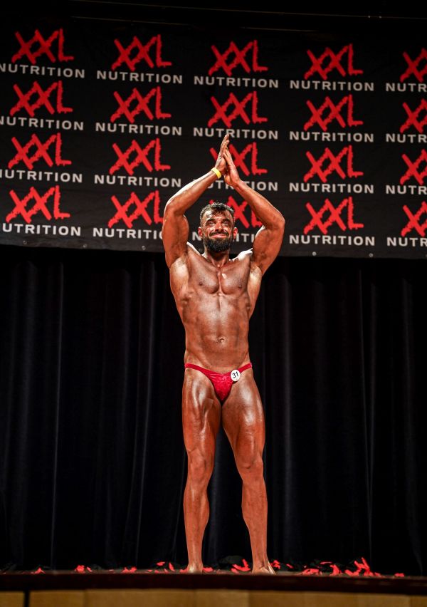 Dolf van Dinter deelnemer van NK bodybuilding 1
