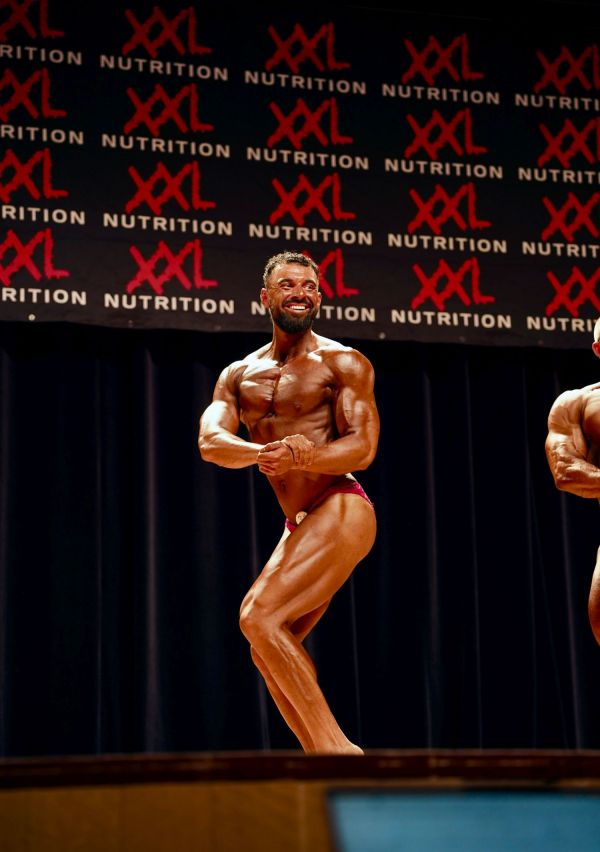 Dolf van Dinter deelnemer van NK bodybuilding