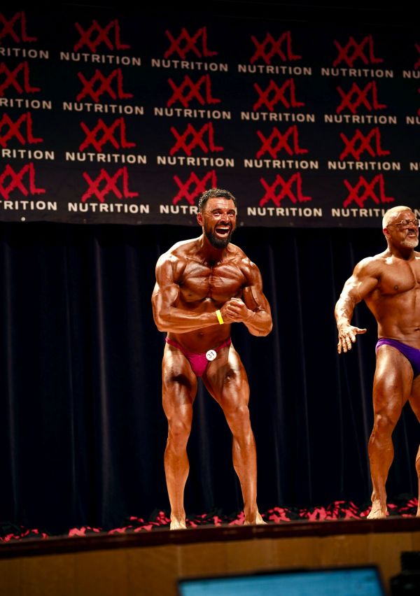 Dolf van Dinter deelnemer van NK bodybuilding 2