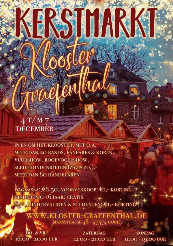 Kerstmarkt bij Klooster Graefenthal