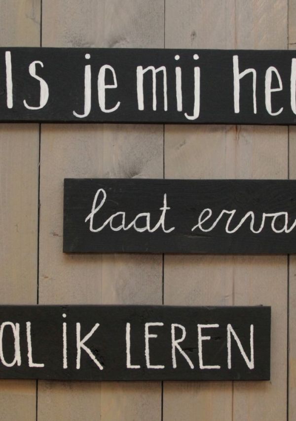 ‘Als je het mij laat ervaren zal ik leren’ 7